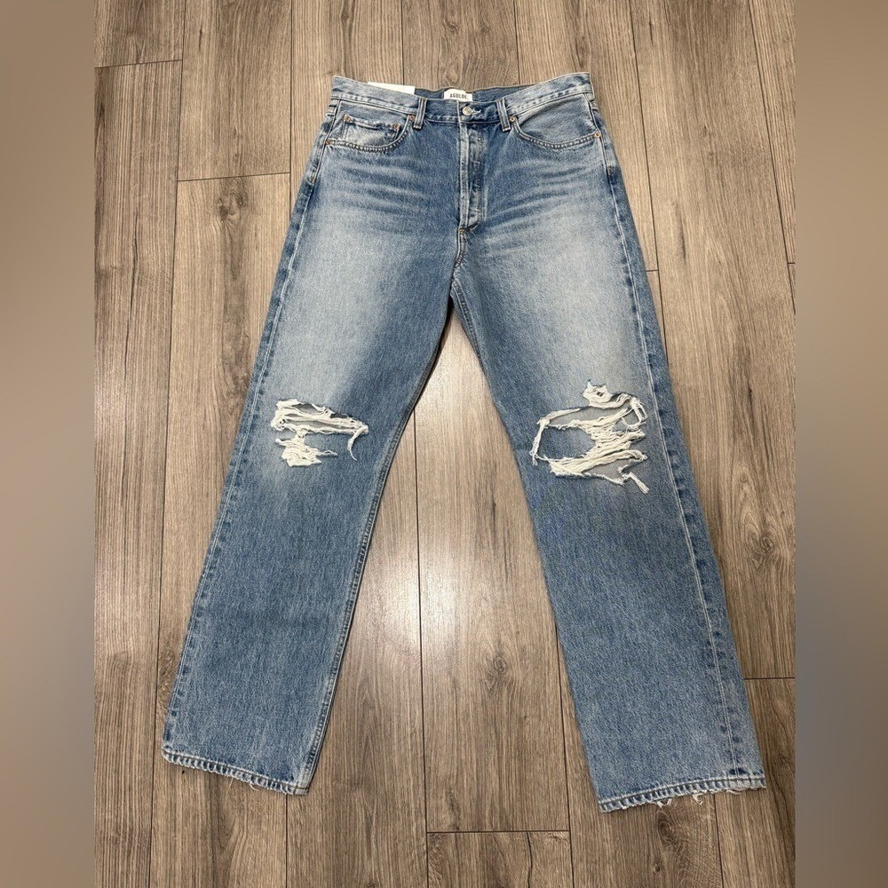 NEW Agolde KELLY JEAN HIGH RISE RELAXED STRAIGHT JEAN Sz 30
